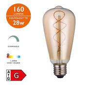 E27 LED Dimmable Vintage Rustica Loop 4W 160L