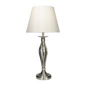BYBLISS TABLE LAMP SAT CHR WITH SHADE image
