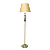 BYBLISS FLOOR LAMP ANTIQUE BRASS CW SHADE image