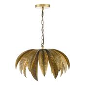 CARA 1LT PENDANT ANTIQUE GOLD