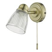 CEDRIC SWB ANT BRASS GLASS IP44