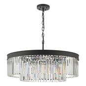 CELEUS 8LT PENDANT BLACK AND CLEAR image