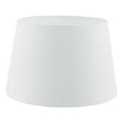 CEZANNE FAUX SILK DRUM SHADE 45CM WHITE