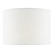 CIARA WHITE LINEN DRUM SHADE 33CM image