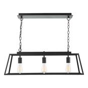 CLAUDIA 3LT PENDANT BLACK image
