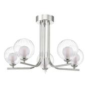 CRADLE 5LT SEMI FLUSH POL CHR CW DOUBLE ENVELOPE G