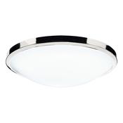 DOVER E27 ROUND ACRYLIC FLUSH 260MM POL CHROME
