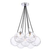ELPIS 7LT CLUSTER PENDANT POL CHR CW CLEAR GLS 150 image