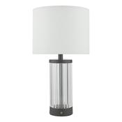 ENRICO BATTERY LED TABLE LAMP CW SHD BLACK image
