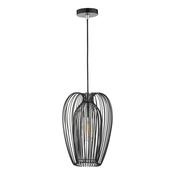 ERO 1LT PENDANT BLACK AND CHROME