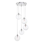 FEDERICO 5LT CLUSTER POL CHR CW CLEAR GLS 150MM