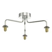 FEYA 3LT SEMI FLUSH POLISHED CHROME FRAME ONLY image