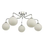 FEYA 5LT SEMI FLUSH POL CHR CW OPAL GLS image