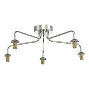 FEYA 5LT SEMI FLUSH POLISHED CHROME FRAME ONLY