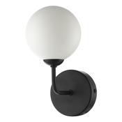 FEYA 1LT WALL LIGHT MATT BLACK CW OPAL GLS image
