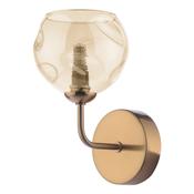 FEYA 1LT WALL LIGHT BRONZE CW CHAMPAGNE OPEN GLS image