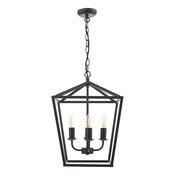 FIONN 4LT PENDANT MATT BLACK