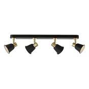 FRY 4LT BAR BLACK/ROSE GOLD GU10 LED INC