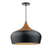 GAUCHO 1LT PENDANT BLACK LARGE