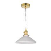 HADANO 1LT SUSPENSION BRASS CW CERAMIC SHALLOW SHD