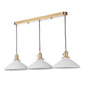 HADANO 3LT SUSPENSION BRASS WITH CERAMIC SHALLOW S