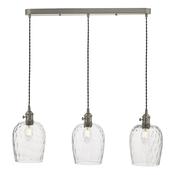 HADANO 3LT SUSPENSION ANT CHR WITH CLEAR DIMPLED S