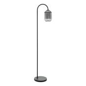 IDRA 1LT FLOOR LAMP BLACK CW SMOKED GLS image