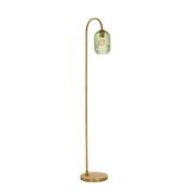 IDRA 1LT FLOOR LAMP BRONZE CW GREEN GLS image