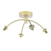 IZZY 4LT SEMI FLUSH PAINTED GOLD FRAME ONLY