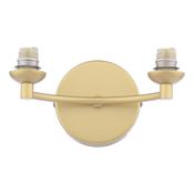 IZZY 2LT WALL LIGHT PAINTED GOLD FRAME ONLY image