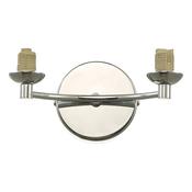 IZZY 2LT WALL LIGHT POLISHED CHROME FRAME ONLY