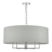 JAMELIA 5LT PENDANT POL CHR SHADELIER image