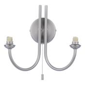 JARED 2LT W/LT SATIN NICKEL FRAME ONLY