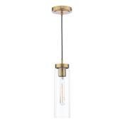 JODELLE 1LT PENDANT BRONZE &amp; CLEAR
