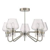 KETA 5LT SEMI FLUSH SAT CHR &amp; POL CHR image