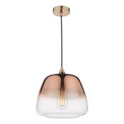 KLAXON 1LT PENDANT OMBRE COPPER GLASS image