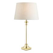 Laura Ashley Winston Table Lamp Antique Brass &amp; Glass Base Only image