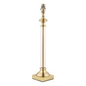 Laura Ashley Winston Table Lamp Antique Brass &amp; Glass Base Only image