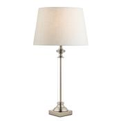 Laura Ashley Winston Table Lamp Antique Chrome &amp; Glass Base Only image