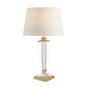 Laura Ashley Carson Large Table Lamp Antique Brass &amp; Crystal Base Only image