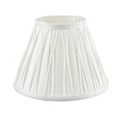 Laura Ashley Fenn Silk Empire Drum Shade White 20cm/8 inch image