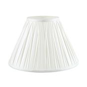 Laura Ashley Fenn Silk Empire Drum Shade White 25cm/10 inch image