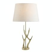 Laura Ashley Mulroy Antler Table Lamp Champagne Base Only image