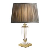 Laura Ashley Carson Small Table Lamp Antique Brass &amp; Crystal Base Only image