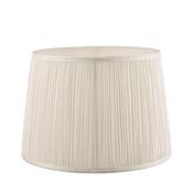 Laura Ashley Hemsley Pleated Silk Empire Drum Shade Cream 25cm/10 inch