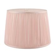 Laura Ashley Hemsley Pleated Silk Empire Drum Shade Pink 25cm/10 inch image