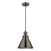 Laura Ashley Rufus Pendant Industrial Nickel
