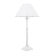 Laura Ashley Cordwell Table Lamp Matt White With Shade