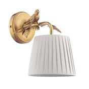 Laura Ashley Egelton Wall Light Aged Brass With Shade image