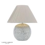 Laura Ashley Montford Table Lamp Blue Ceramic With Shade image